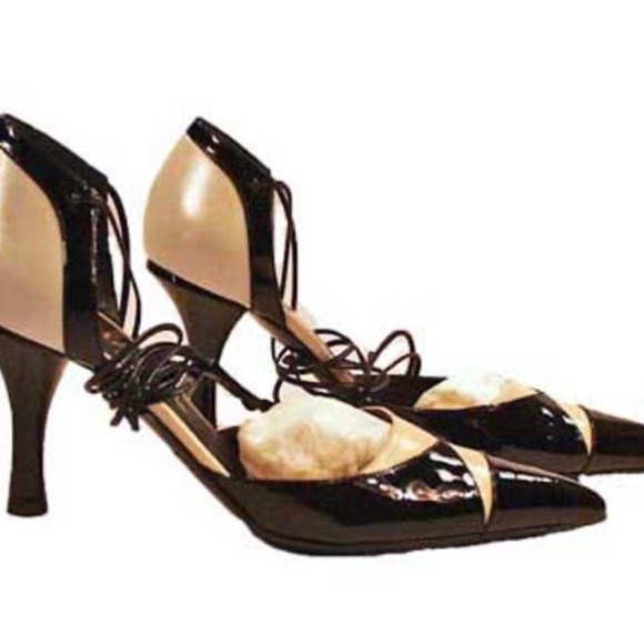 CHANEL GLADIATOR STILETTOS, Sz 7.5B, HEEL 3 inch, MADE ITALY, TAGS ON NEVER WORN - Picture 10 of 14